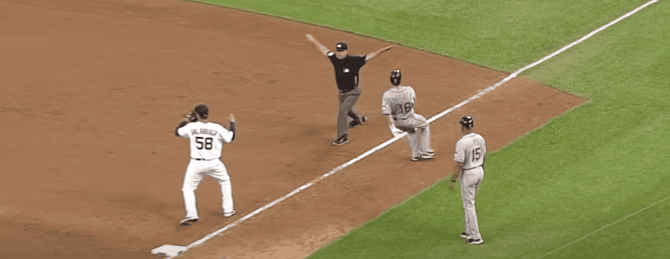 Jim Joyce's blown call on a perfect game, a heartbreaking moment for fans.